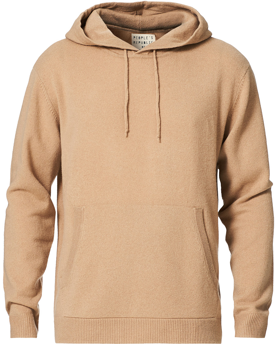 Herren | Pullover | People's Republic of Cashmere | Cashmere Hoodie Camel