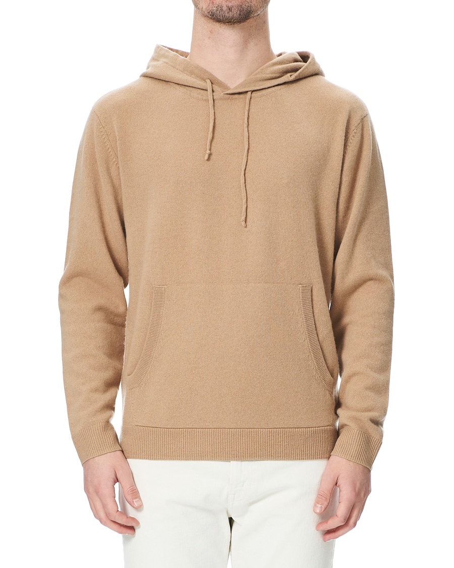 Herren | Pullover | People's Republic of Cashmere | Cashmere Hoodie Camel