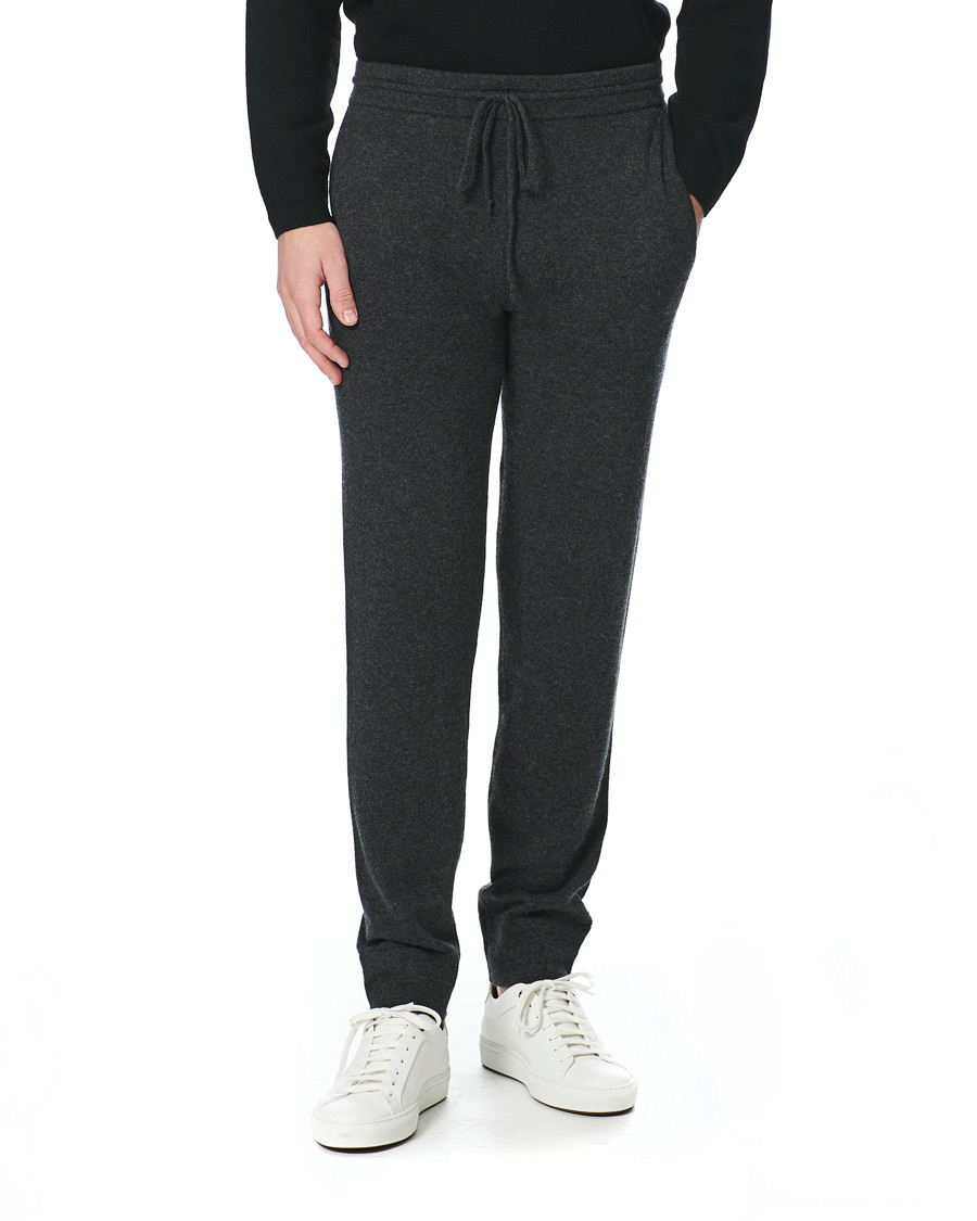 Herren | Hosen | People's Republic of Cashmere | Cashmere Sweatpants Dark Grey