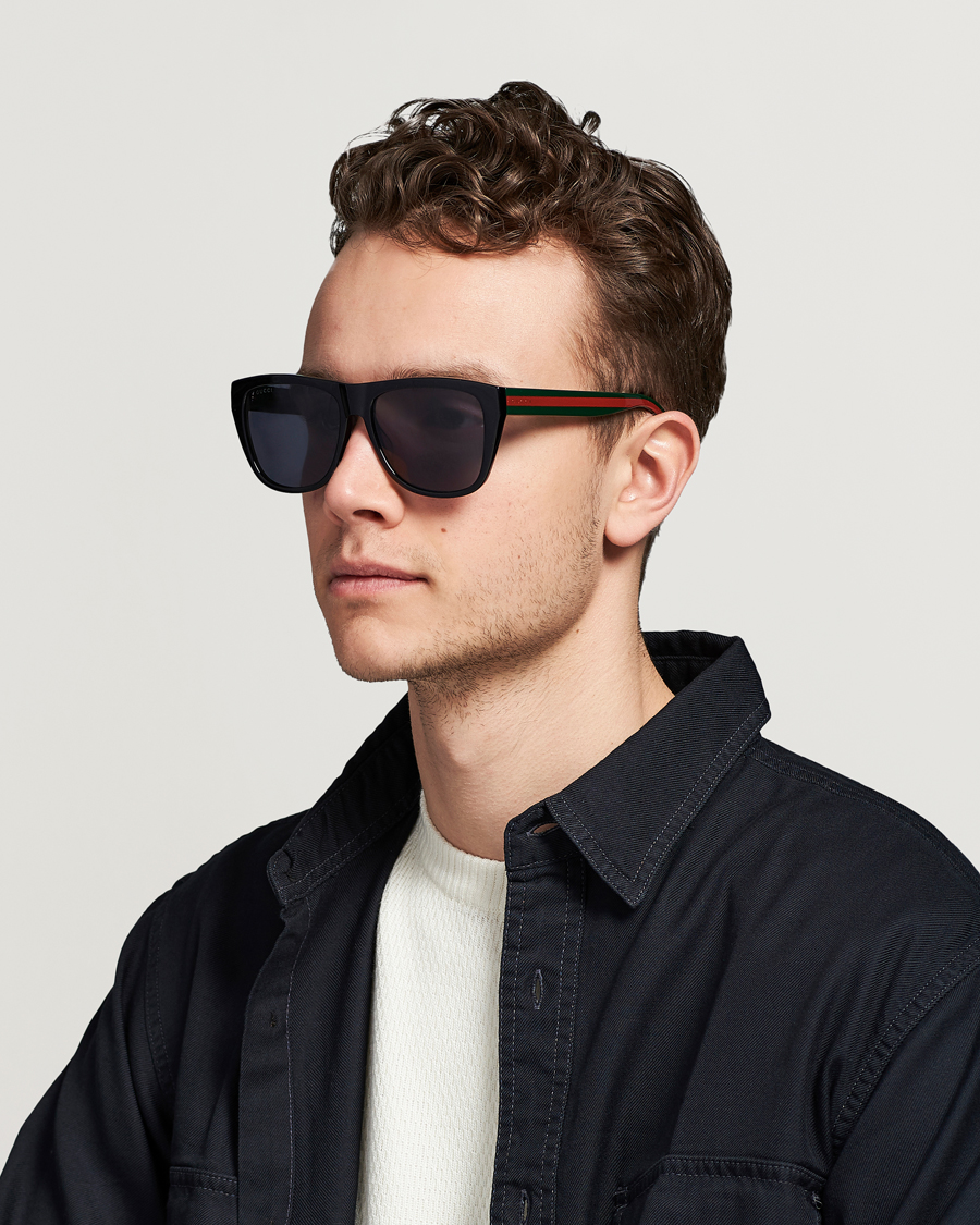 Herren | Eyewear | Gucci | GG0926S Sunglasses Black/Green