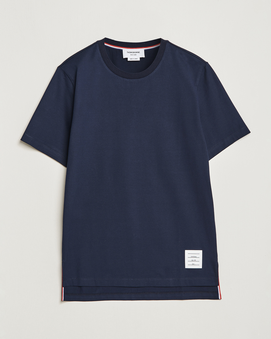 Herren | T-Shirts | Thom Browne | Relaxed Fit T-Shirt Navy