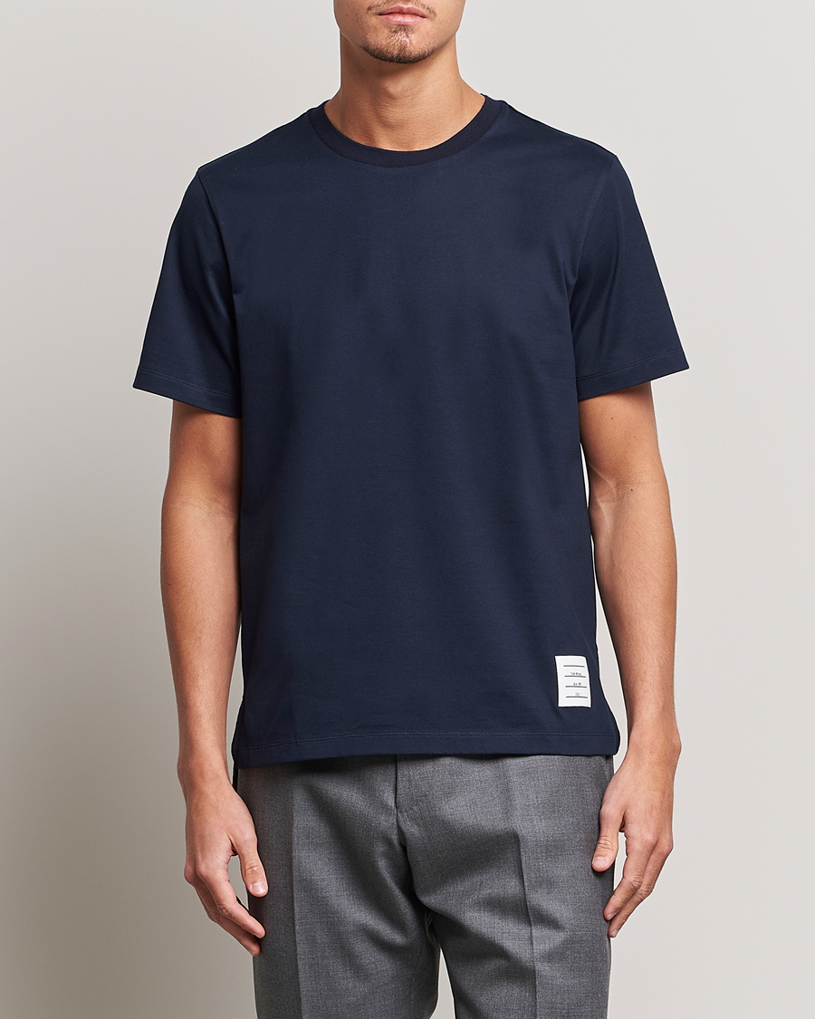 Herren | T-Shirts | Thom Browne | Relaxed Fit T-Shirt Navy