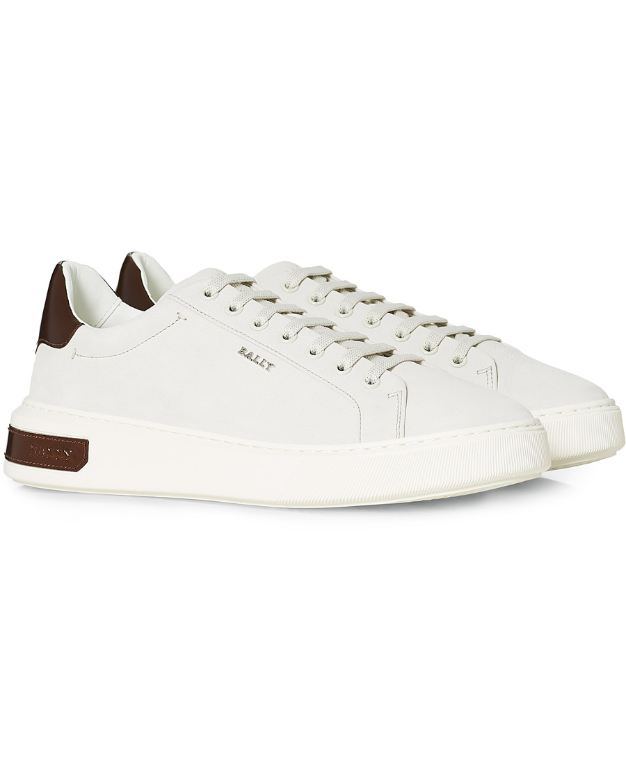 Herren | Bally Miky Sneaker Dusty White Suede | Bally | Miky Sneaker Dusty White Suede