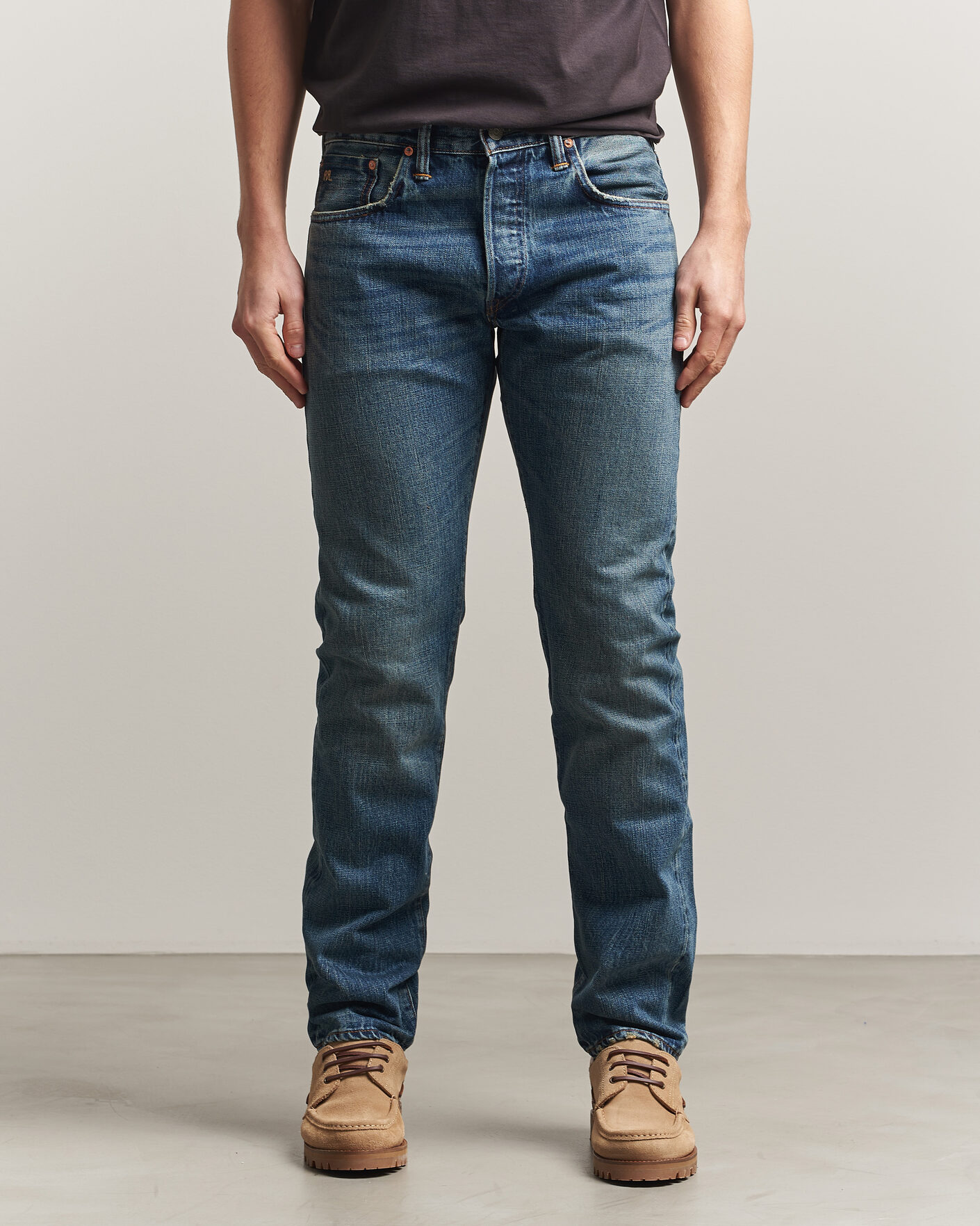 Herren | Jeans | RRL | Slim Fit Selvedge Denim Hillsview Wash