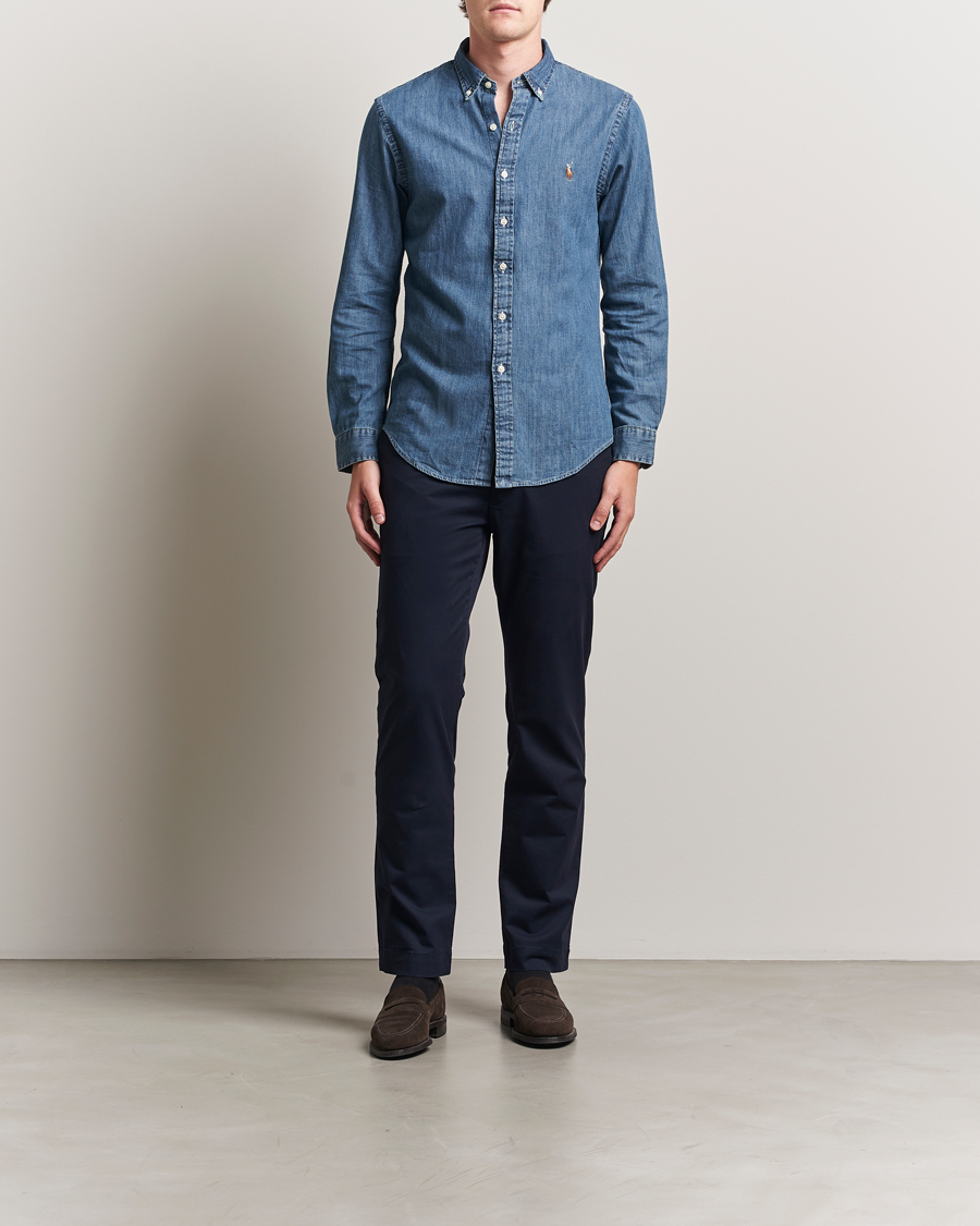 Herren | Hosen | Polo Ralph Lauren | Slim Fit Stretch Chinos Aviator Navy