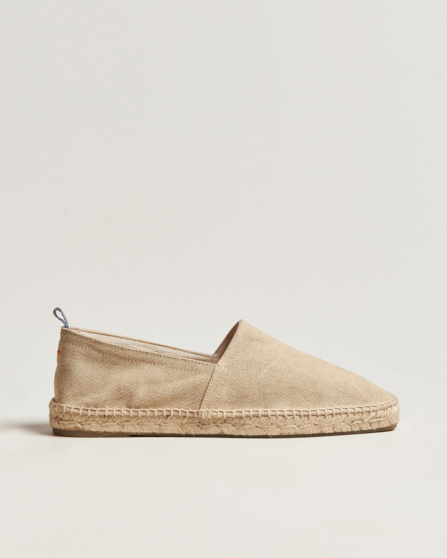 Herren | Castañer Pablo Washed Canvas Espadrilles Sand | Castañer | Pablo Washed Canvas Espadrilles Sand