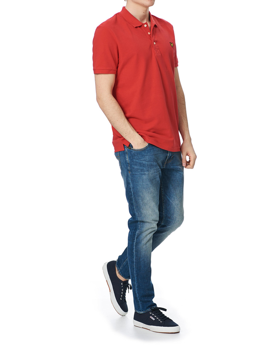 Herren | Poloshirts | Lyle & Scott | Plain Pique Polo Shirt Gala Red