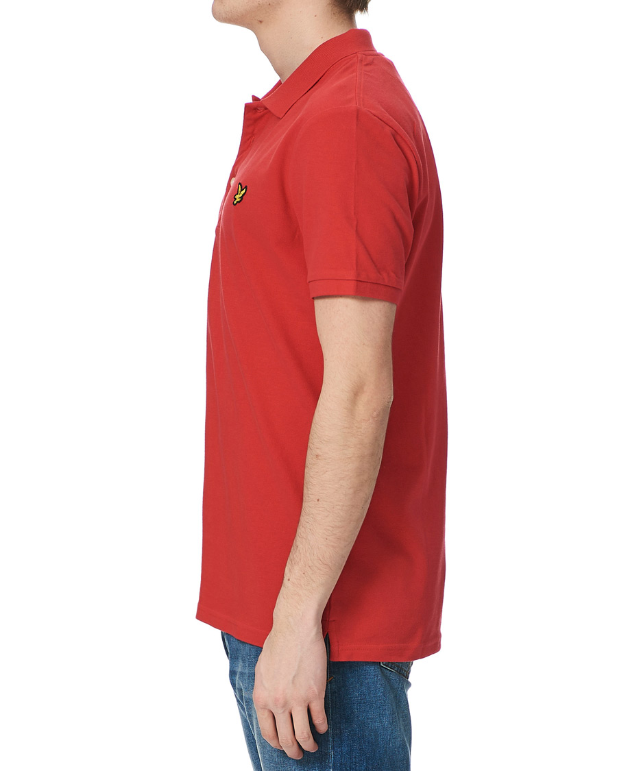 Herren | Poloshirts | Lyle & Scott | Plain Pique Polo Shirt Gala Red