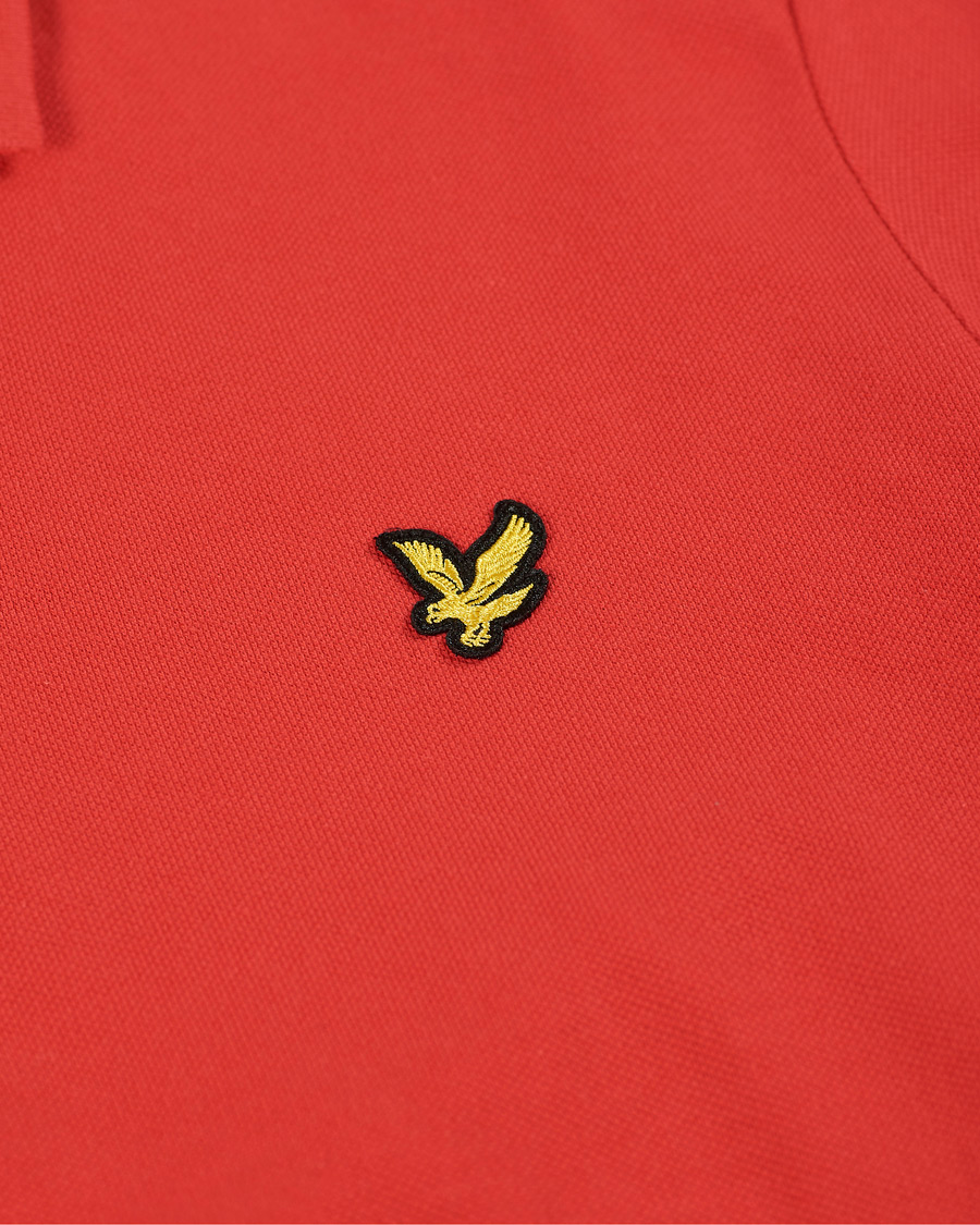 Herren | Poloshirts | Lyle & Scott | Plain Pique Polo Shirt Gala Red