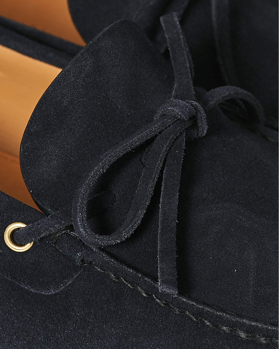 Herren | Car Shoe Driver Moccasin Navy Suede | Car Shoe | Driver Moccasin Navy Suede