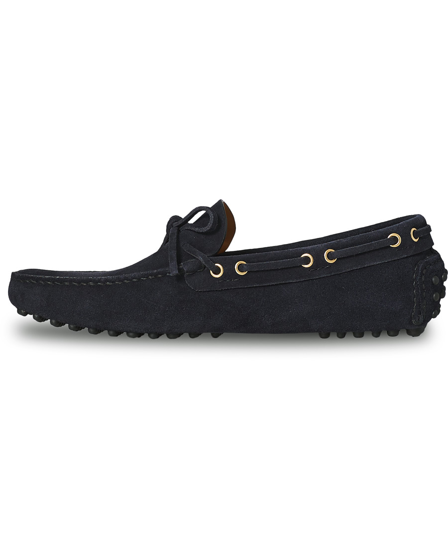 Herren | Car Shoe Driver Moccasin Navy Suede | Car Shoe | Driver Moccasin Navy Suede
