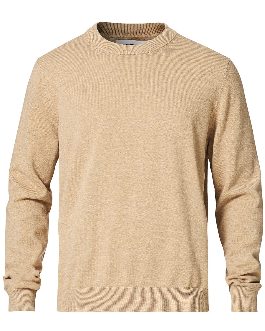 Herren | Pullover | Samsøe Samsøe | Samsøe & Samsøe Thijs Cotton/Cashmere Crew Neck Humus