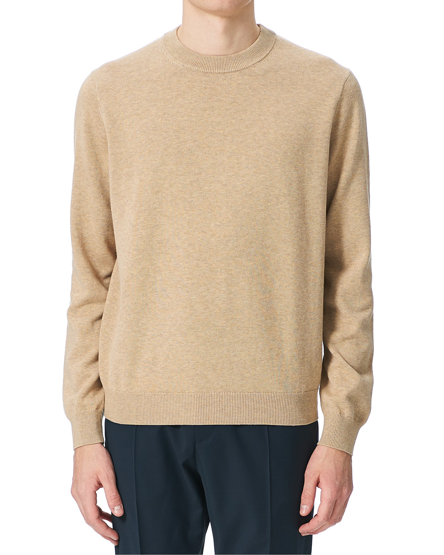 Herren | Pullover | Samsøe Samsøe | Samsøe & Samsøe Thijs Cotton/Cashmere Crew Neck Humus