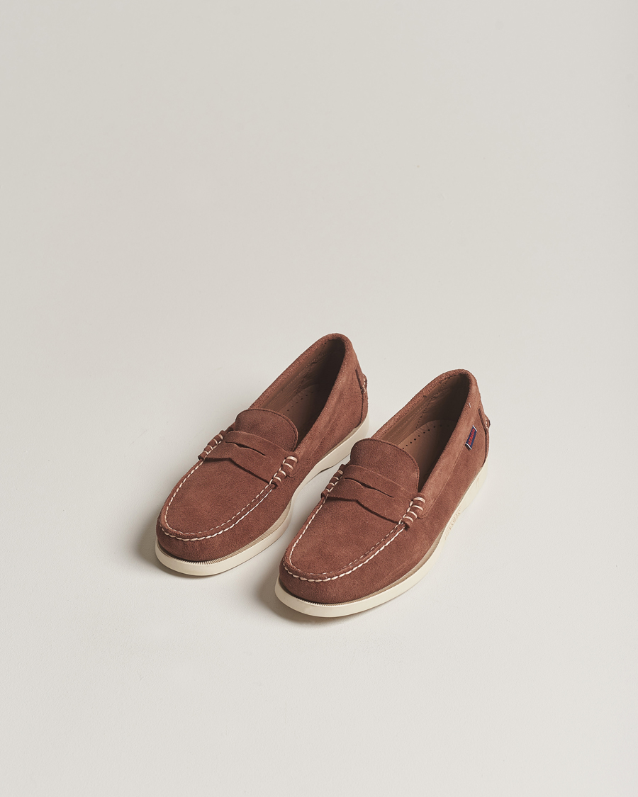 Herren | Schuhe | Sebago | Dan Suede Loafer Dark Brown