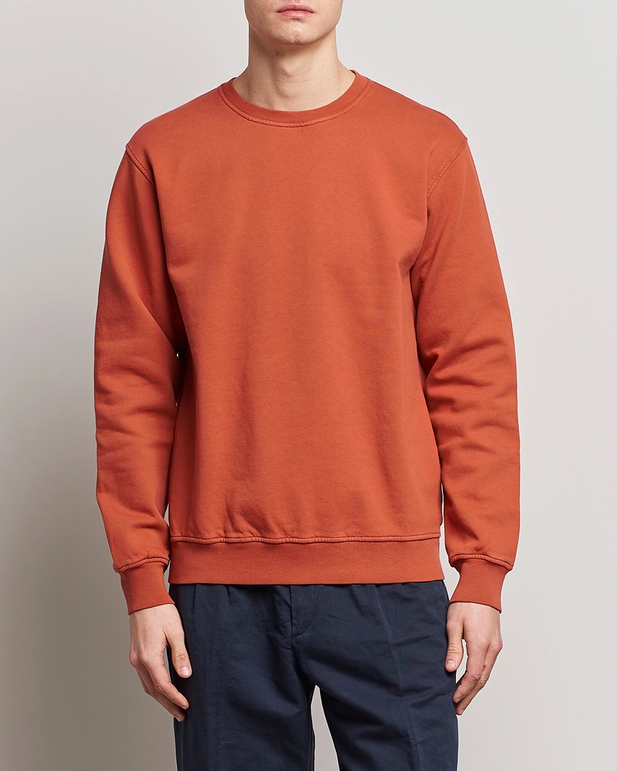 Herren | Sweatshirts | Colorful Standard | Classic Organic Crew Neck Sweat Dark Amber