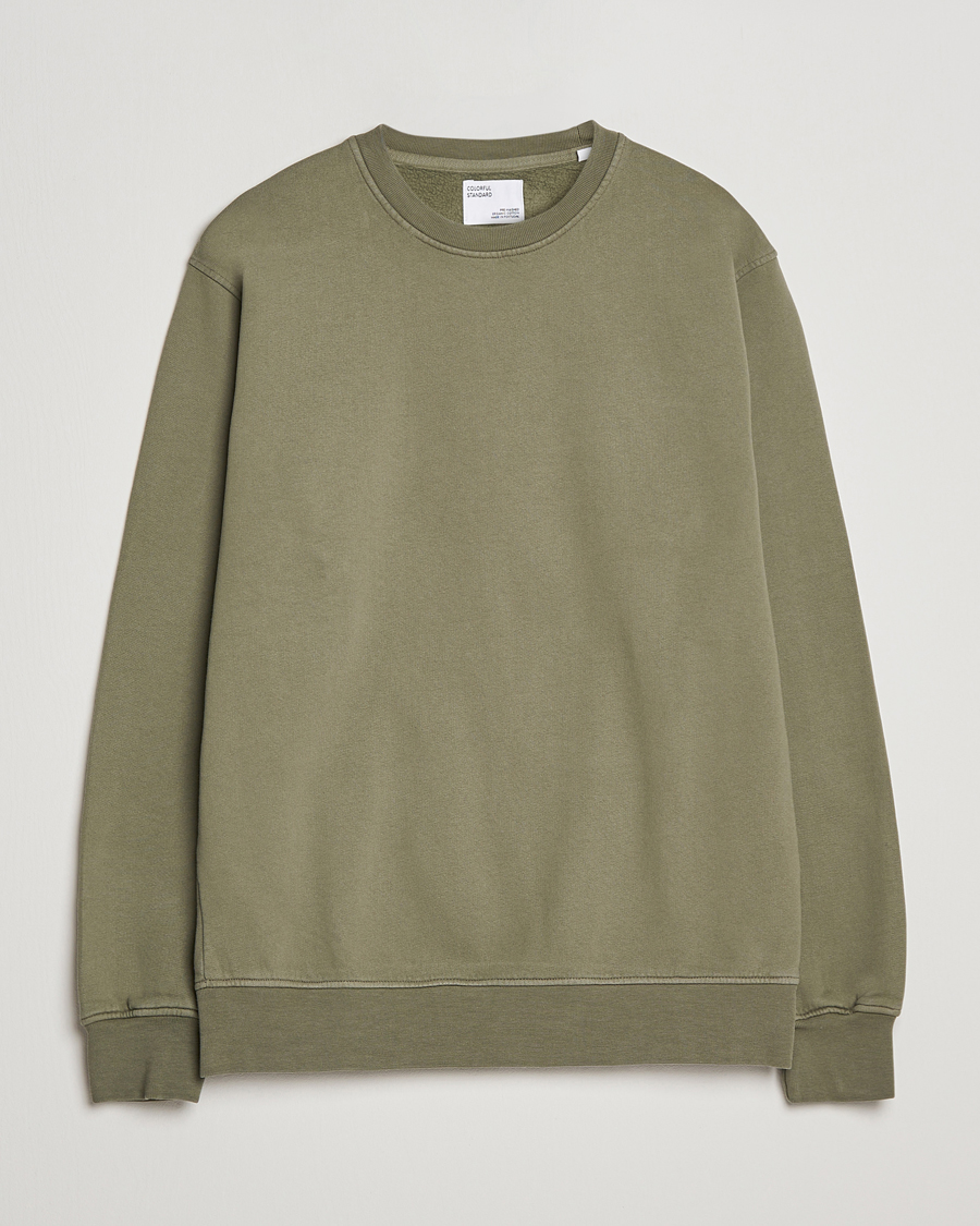 Herren | Pullover | Colorful Standard | Classic Organic Crew Neck Sweat Dusty Olive