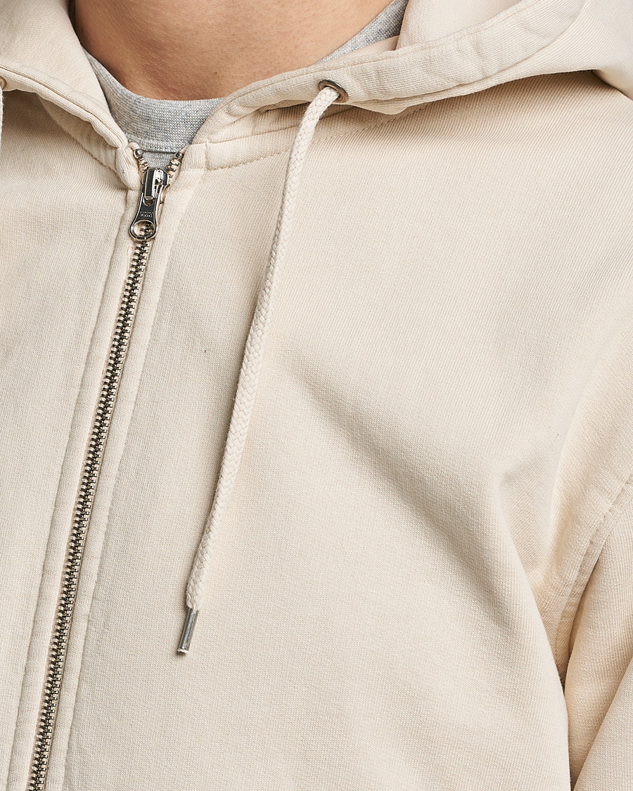 Herren | Pullover | Colorful Standard | Classic Organic Full Zip Hood Ivory White