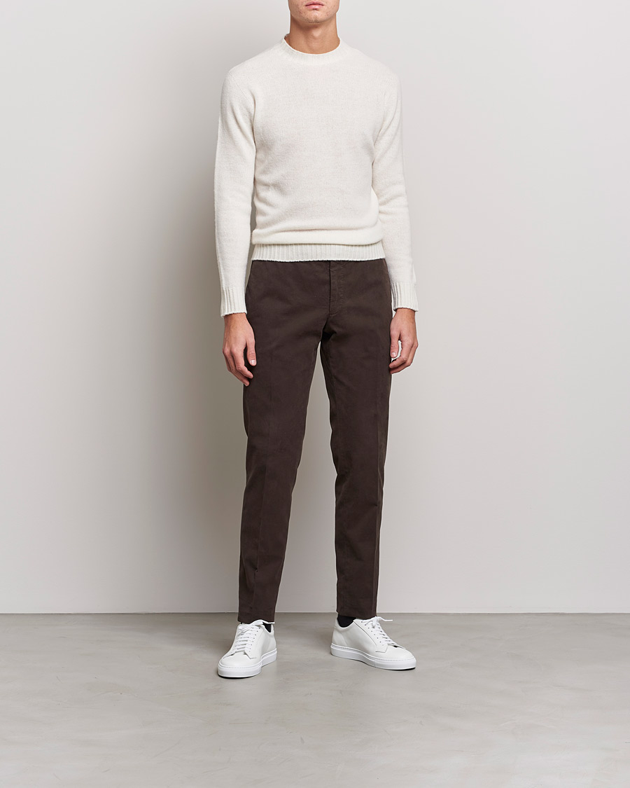 Herren | Pullover | Altea | Wool/Cashmere Crew Neck Sweater Latte