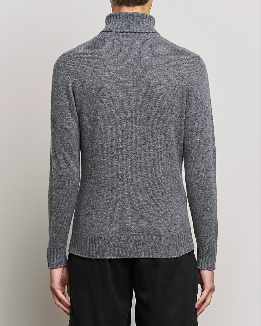 Herren | Pullover | Altea | Wool/Cashmere Turtleneck Sweater Heather Grey