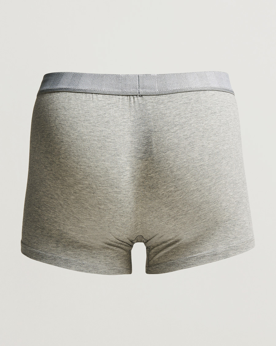 Herren | Unterwäsche | Zegna | Cotton Stretch Boxer Bi-Pack Grey Heather