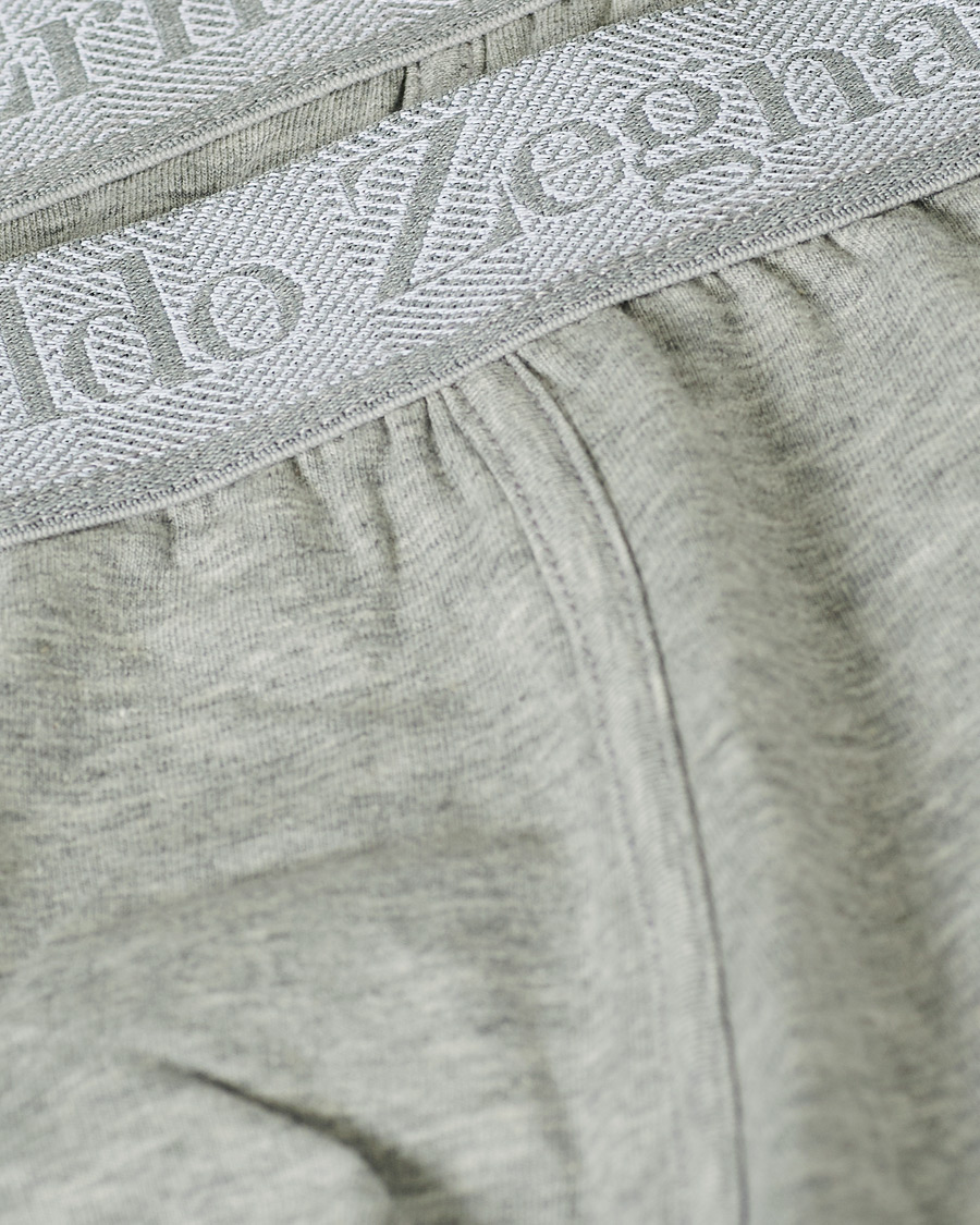 Herren | Unterwäsche | Zegna | Cotton Stretch Boxer Bi-Pack Grey Heather