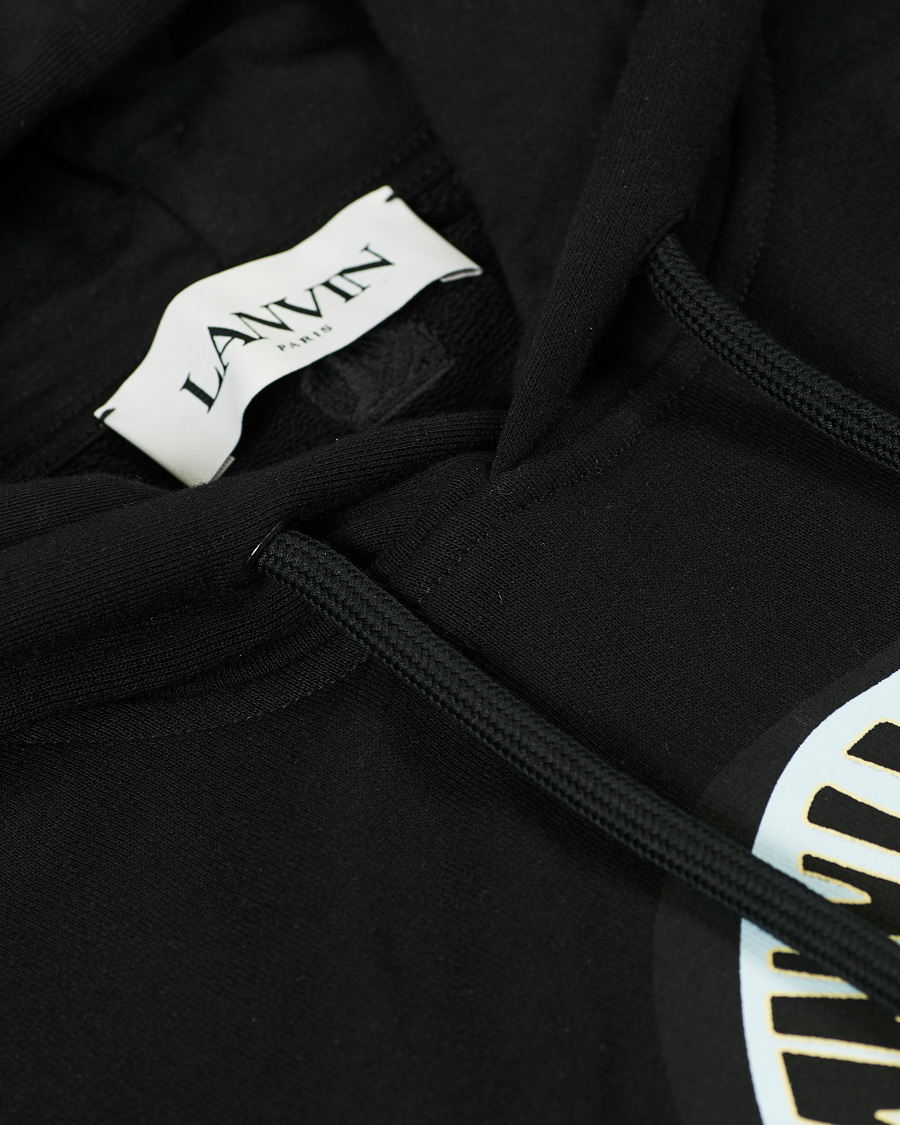 Herren | Pullover | Lanvin | Cat Print Hoodie Black