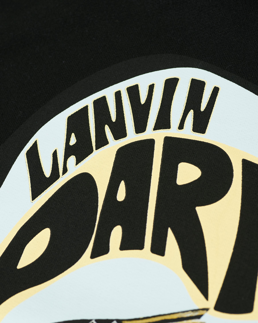 Herren | Pullover | Lanvin | Cat Print Hoodie Black