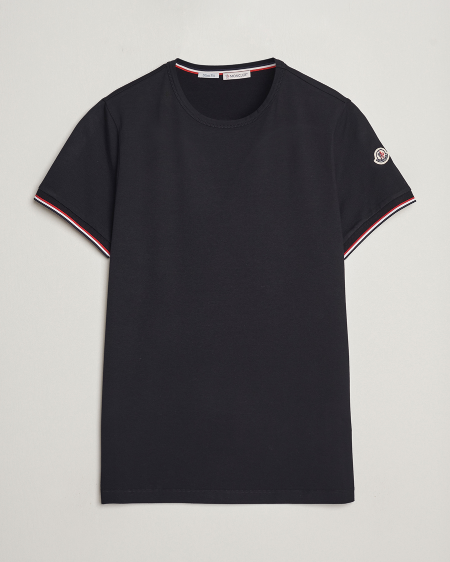 Herren | T-Shirts | Moncler | Shoulder Logo T-Shirt Black