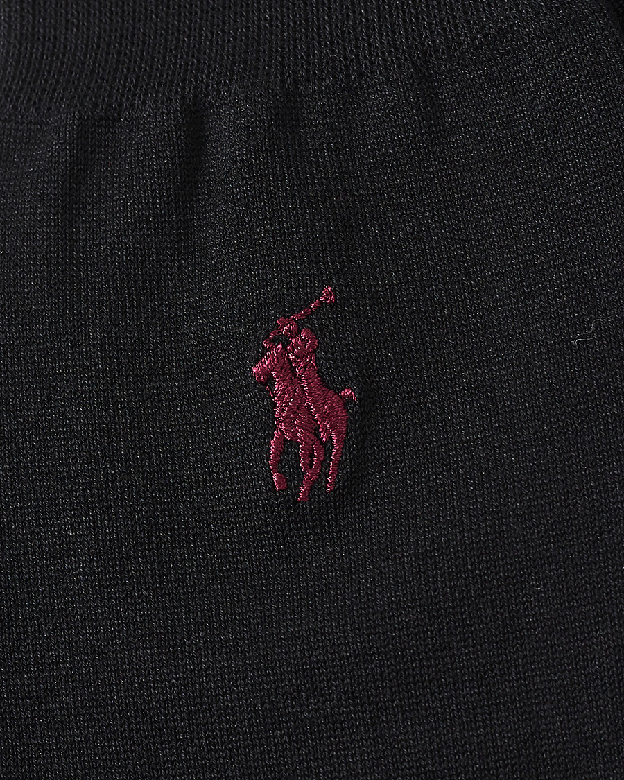 Herren | Normale Socken | Polo Ralph Lauren | 2-Pack Mercerized Cotton Socks Black