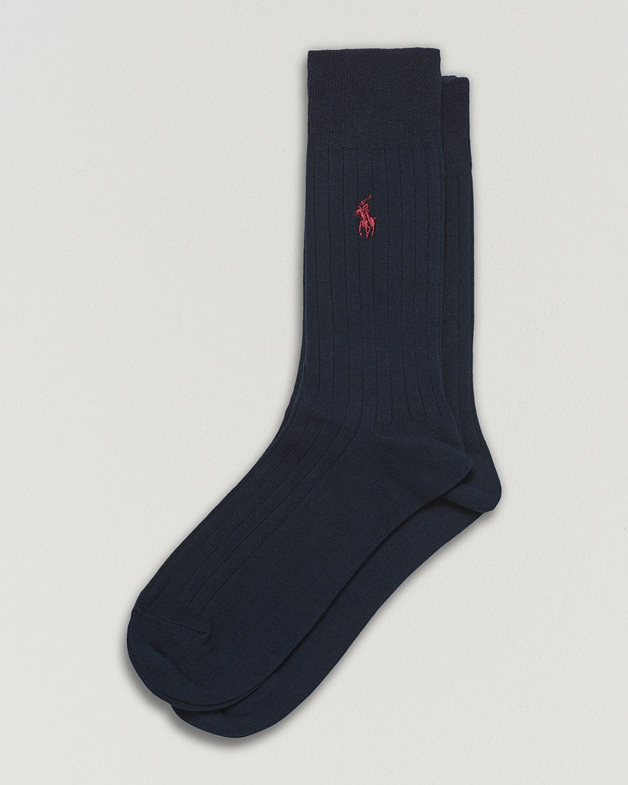 Herren | Unterwäsche | Polo Ralph Lauren | 2-Pack Egyptian Cotton Socks Navy