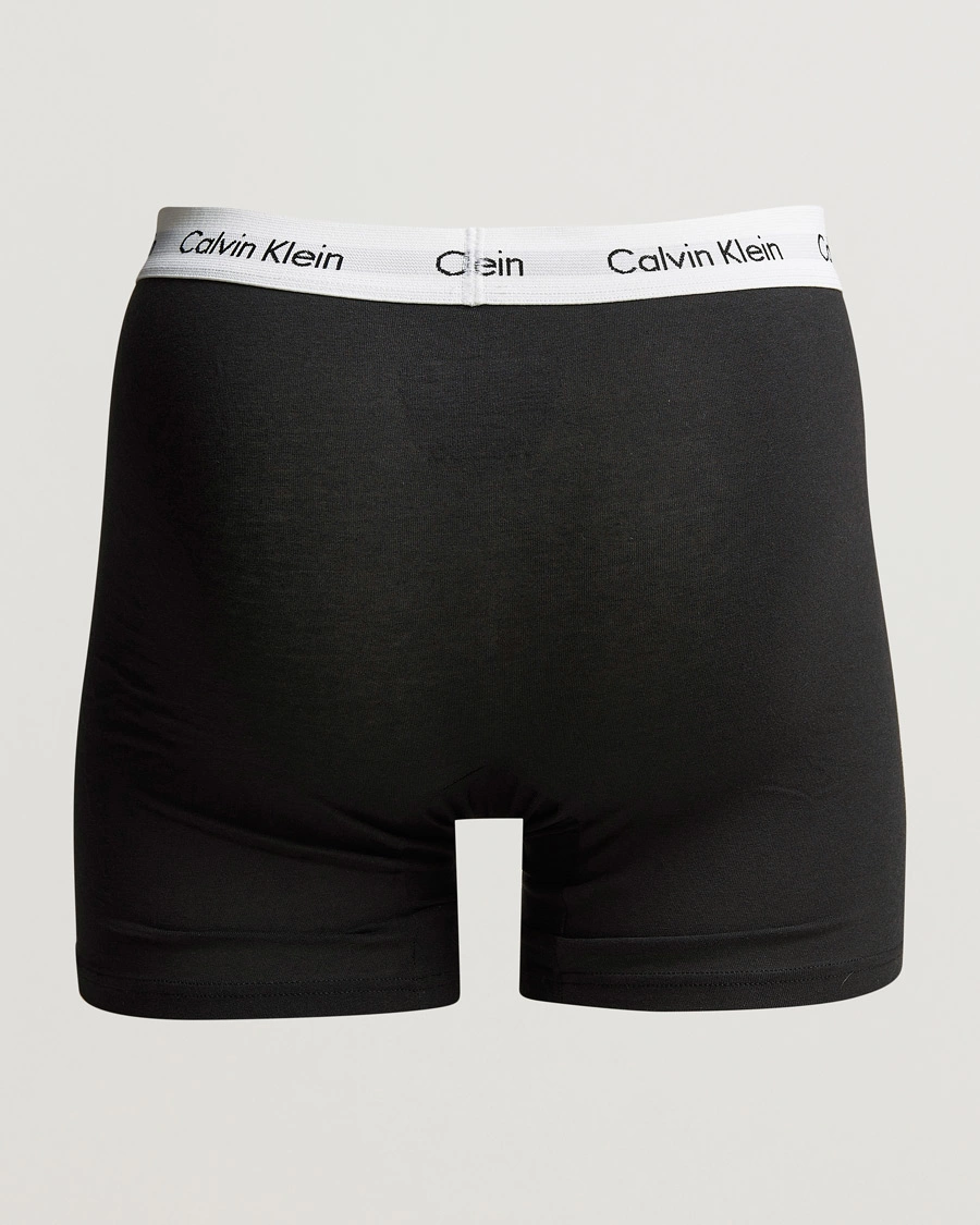 Herren | Calvin Klein | Calvin Klein | Cotton Stretch 3-Pack Boxer Breif Black/Grey/White