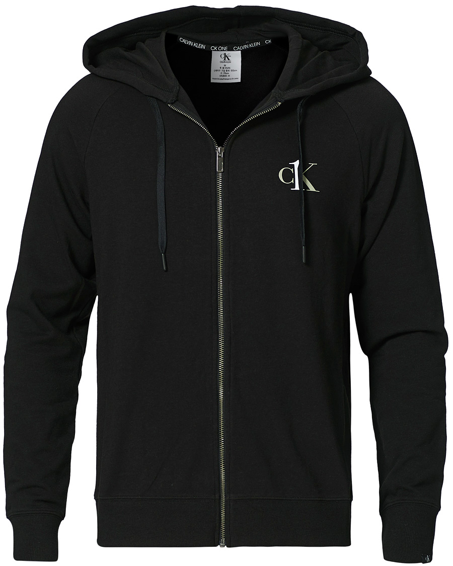 Herren | Pullover | Calvin Klein | CK One Lounge Full Zip Hoodie Black