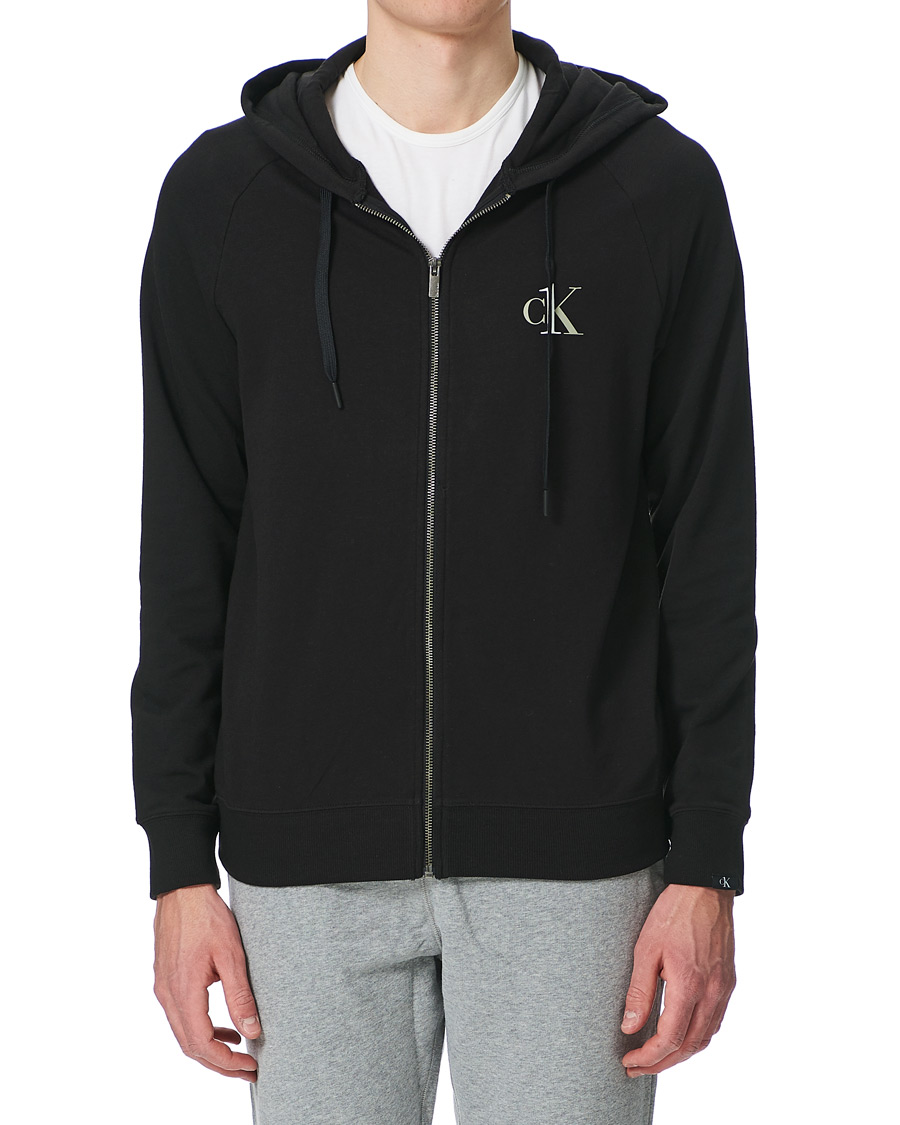 Herren | Pullover | Calvin Klein | CK One Lounge Full Zip Hoodie Black