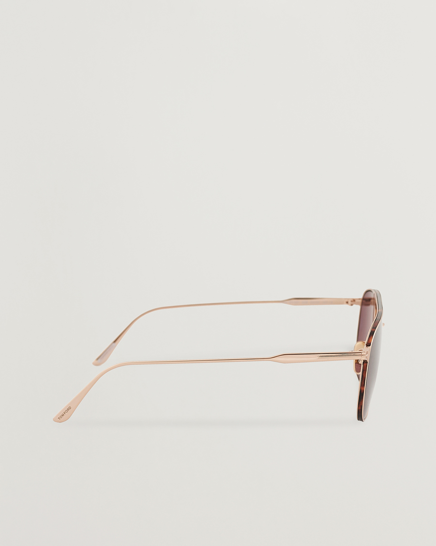 Herren | Tom Ford Jake Sunglasses Shiny Rose Gold/Brown | Tom Ford | Jake Sunglasses Shiny Rose Gold/Brown