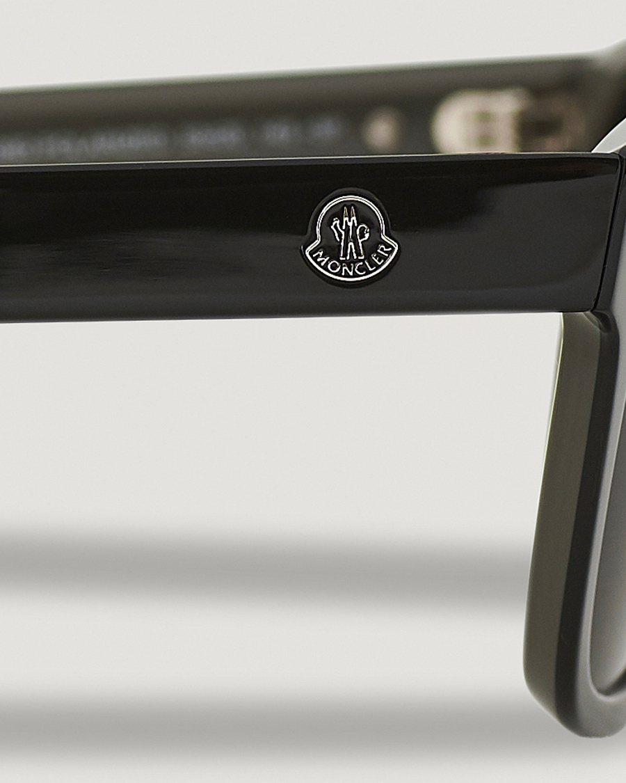 Herren | Moncler Lunettes ML0192 Sunglasses Black/Smoke Polarized | Moncler Lunettes | ML0192 Sunglasses Black/Smoke Polarized