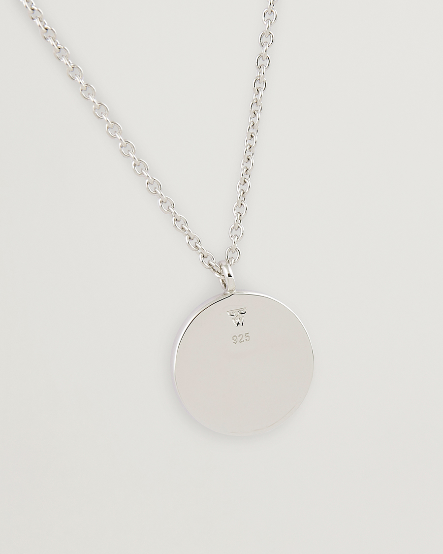 Herren | Tom Wood Coin Pendand Necklace Silver | Tom Wood | Coin Pendand Necklace Silver