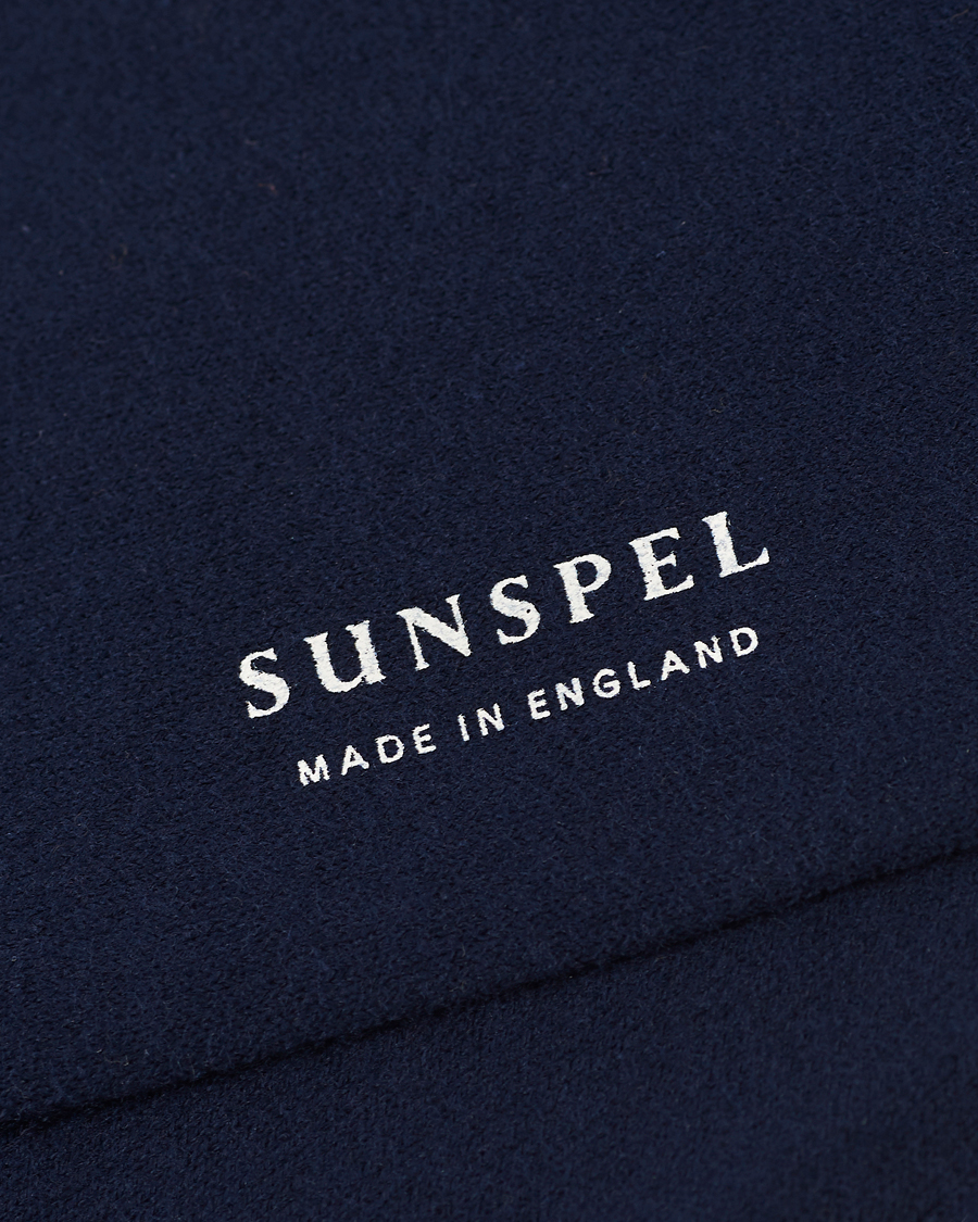 Herren | Best of British | Sunspel | Cotton Blend Socks Navy