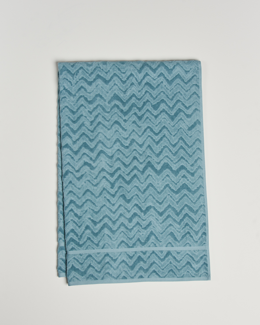 Herren | Missoni Home Rex Bath Sheet 100x150 cm Light Blue | Missoni Home | Rex Bath Sheet 100x150 cm Light Blue