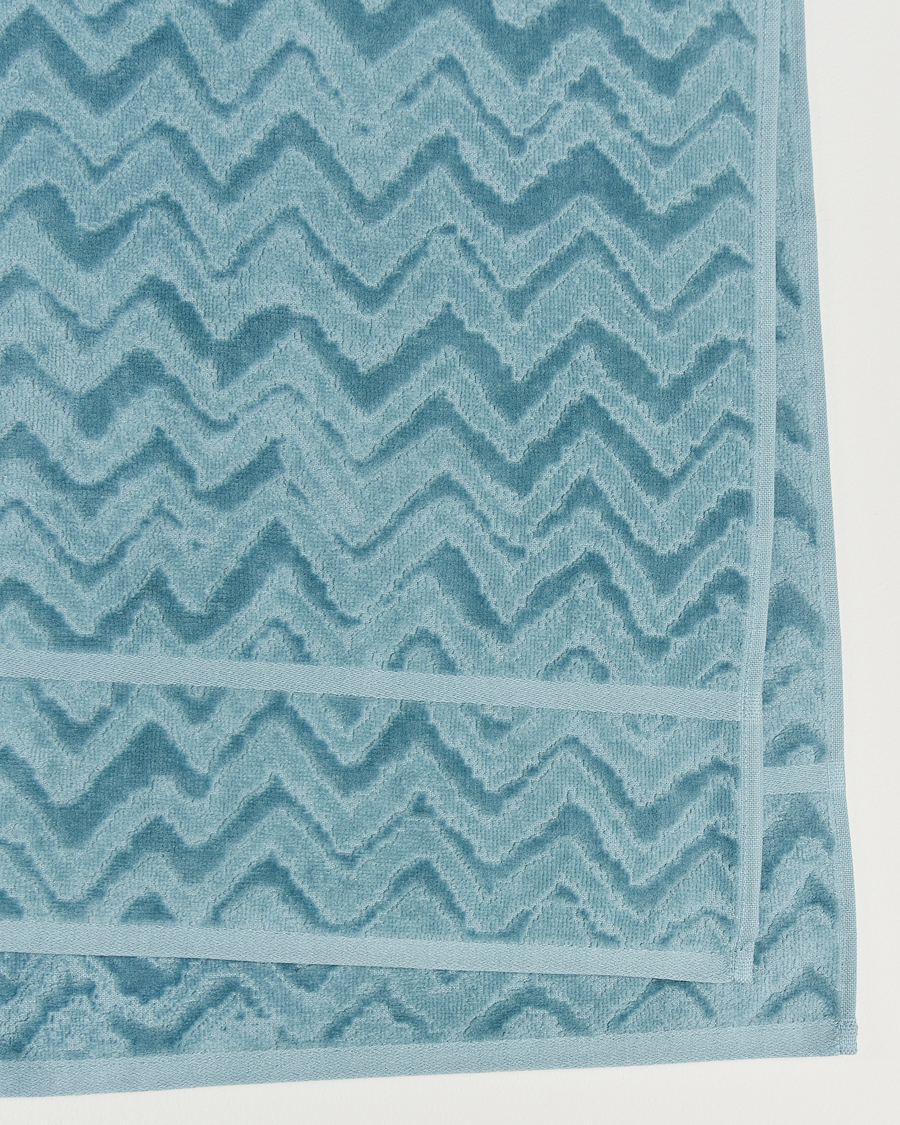 Herren | Missoni Home Rex Bath Sheet 100x150 cm Light Blue | Missoni Home | Rex Bath Sheet 100x150 cm Light Blue