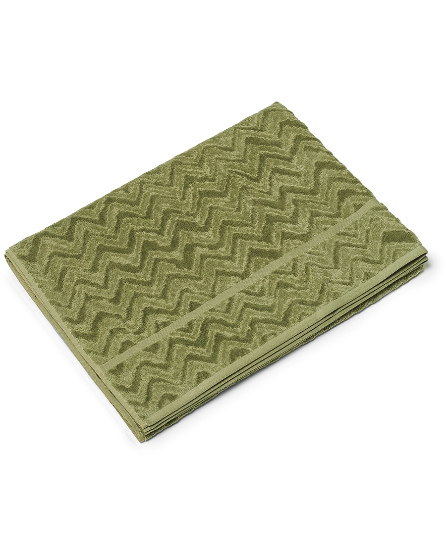 Herren | Missoni Home Rex Bath Sheet 100x150 cm Green | Missoni Home | Rex Bath Sheet 100x150 cm Green
