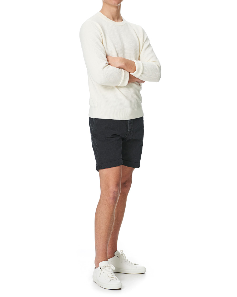 Herren | Shorts | Nudie Jeans | Josh Stretch Denim Shorts Black Water