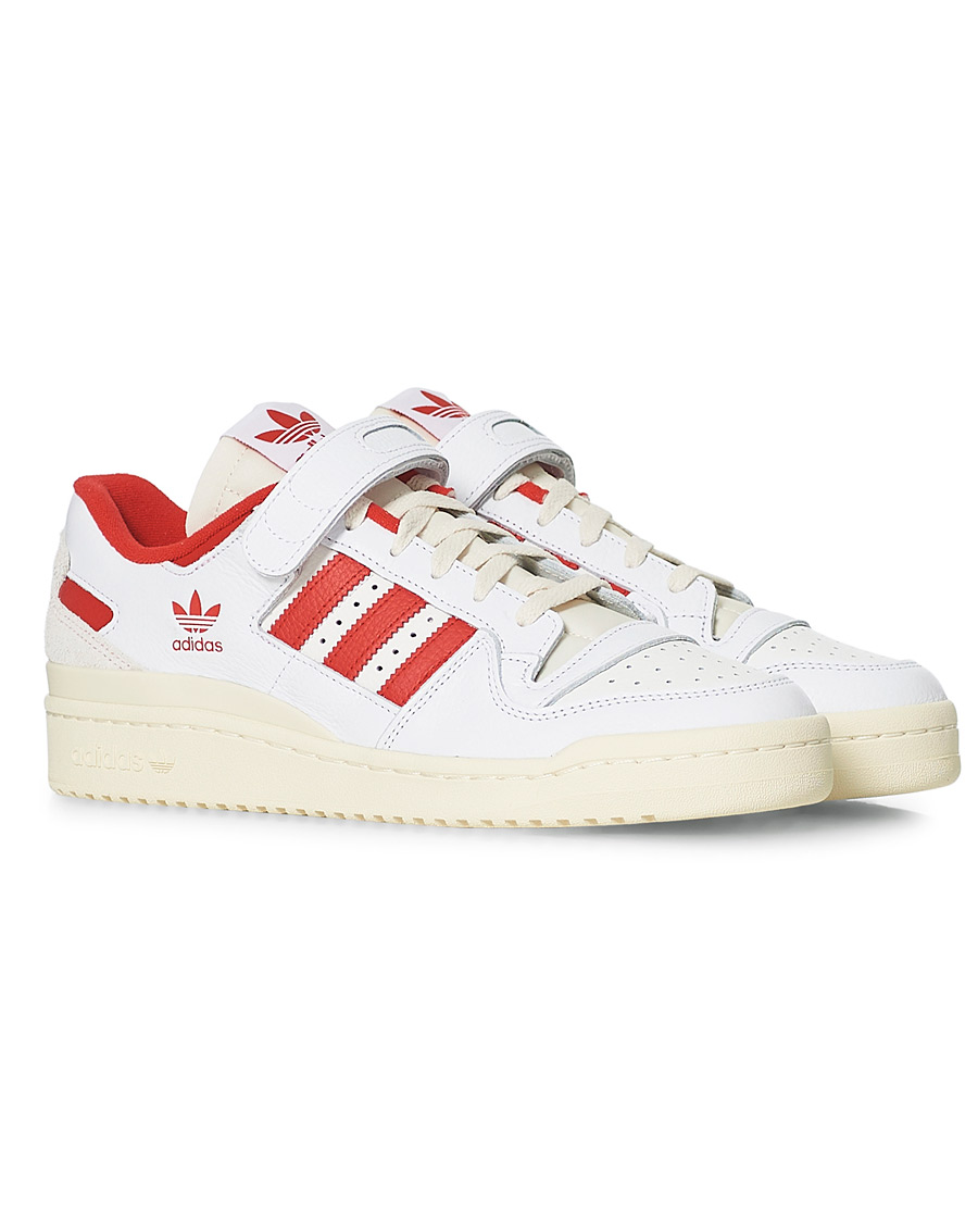 Herren | adidas Originals Forum 84 Low Sneaker White/Red | adidas Originals | Forum 84 Low Sneaker White/Red