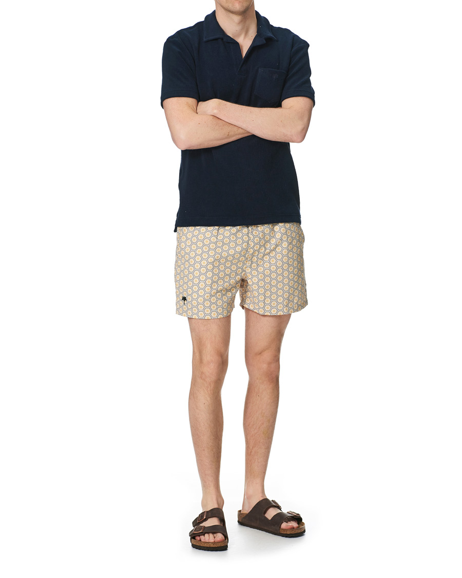 Herren | Badehosen | OAS | Printed Swim Shorts Geometric