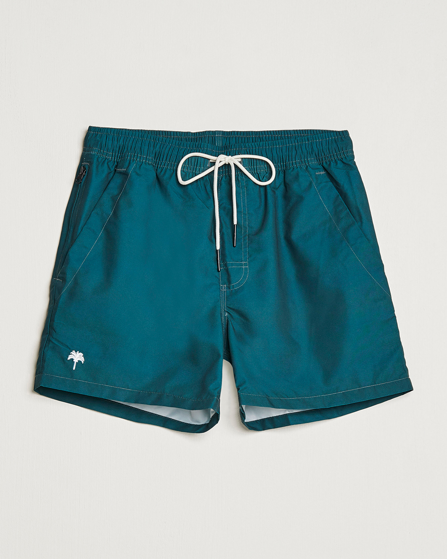 Herren | Badehosen | OAS | Plain Swimshorts Dark Green