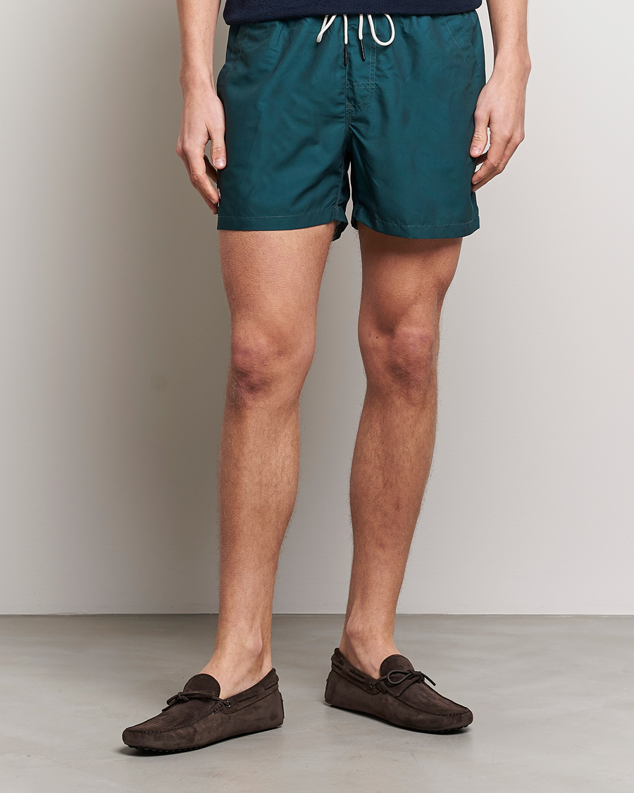 Herren | Badehosen | OAS | Plain Swimshorts Dark Green