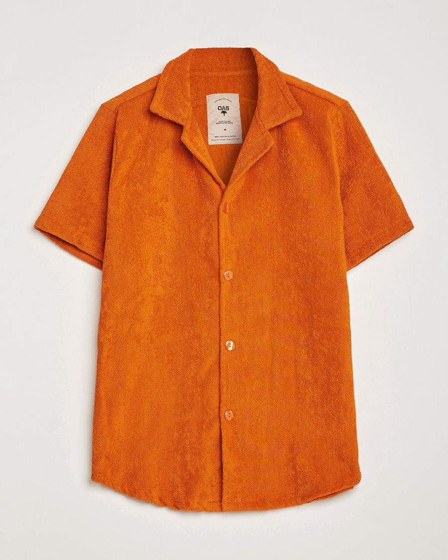 Herren | Hemden | OAS | Terry Cuba Short Sleeve Shirt Terracotta