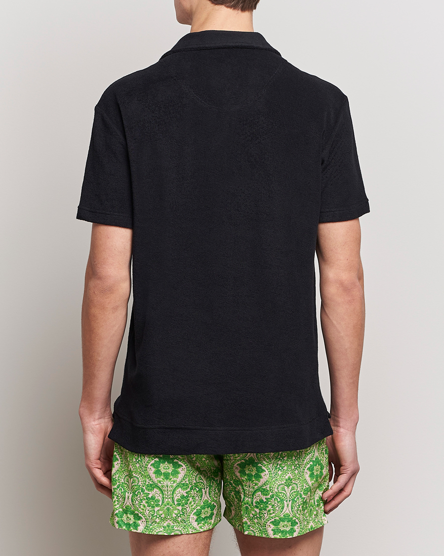 Herren | Poloshirts | OAS | Short Sleeve Terry Polo Black