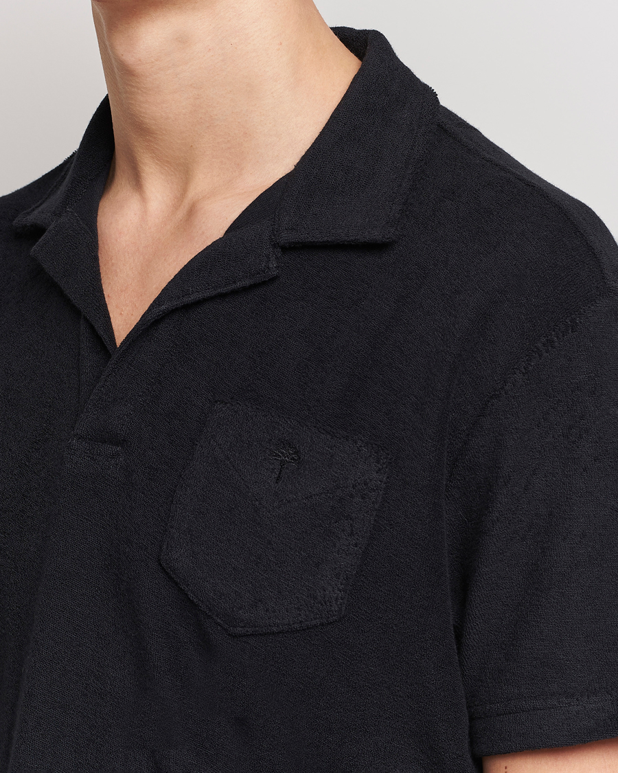 Herren | Poloshirts | OAS | Short Sleeve Terry Polo Black