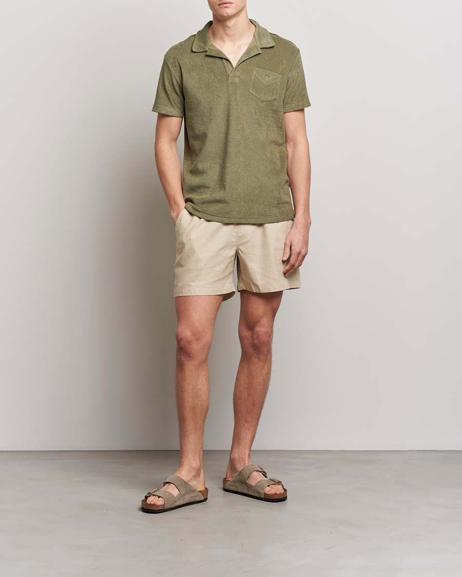 Herren | Poloshirts | OAS | Short Sleeve Terry Polo Khaki
