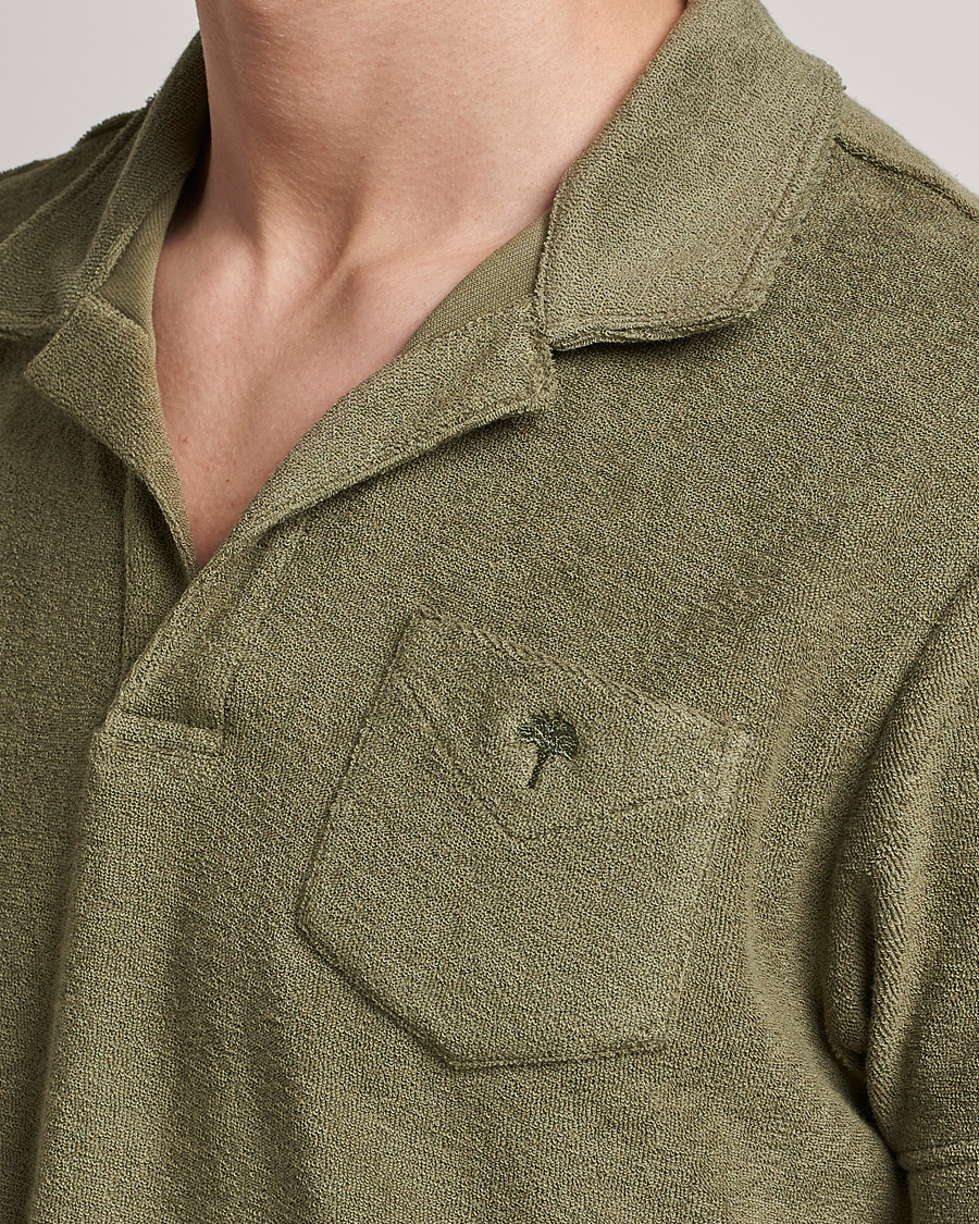 Herren | Poloshirts | OAS | Short Sleeve Terry Polo Khaki